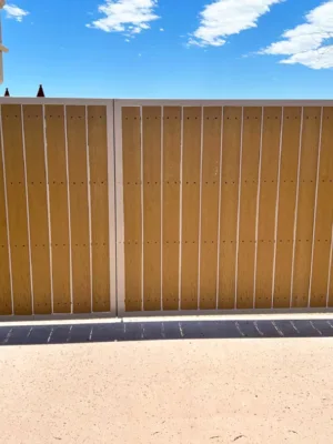 RV Gate with Walk In Gate Split - Maintenance Free RV Gates - Steel Advantage - Phoenix, Arizona