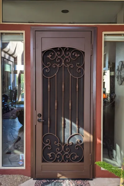 Old World 103 Single Steel Security Screen Door - Steel Advantage - Best Price Guaranteed - Phoenix, Arizona