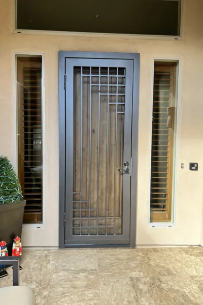 Matrix Design - Single Steel Security Screen Door - Steel Advantage - Phoenix, AZ