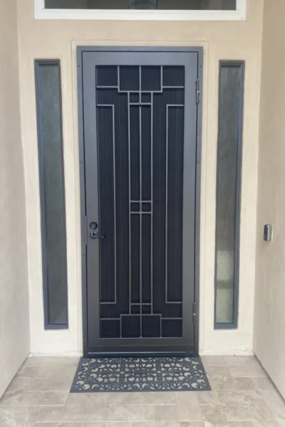 Mirage Screen Door Design - Single Steel Security Door - Steel Advantage - Phoenix, AZ