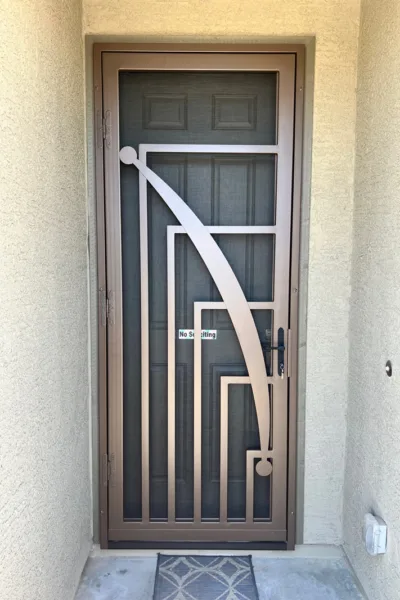 Tempe Design - Single Steel Security Screen Door - Steel Advantage - Phoenix, AZ