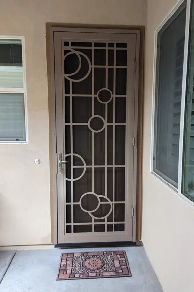 Modern Design - Single Steel Security Screen Door - Steel Advantage - Phoenix, AZ - Made in USA