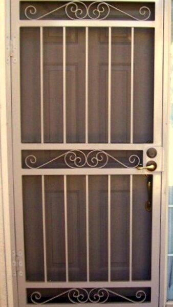 Santa Fe Design - Steel Security Screen Door - Steel Advantage - Phoenix, AZ