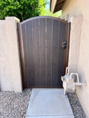 Custom Steel Side Yard Gate for Security - Steel Advantage - Phoenix, AZ