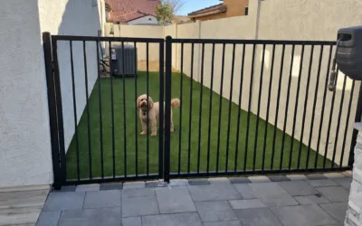 outdoor dog gate